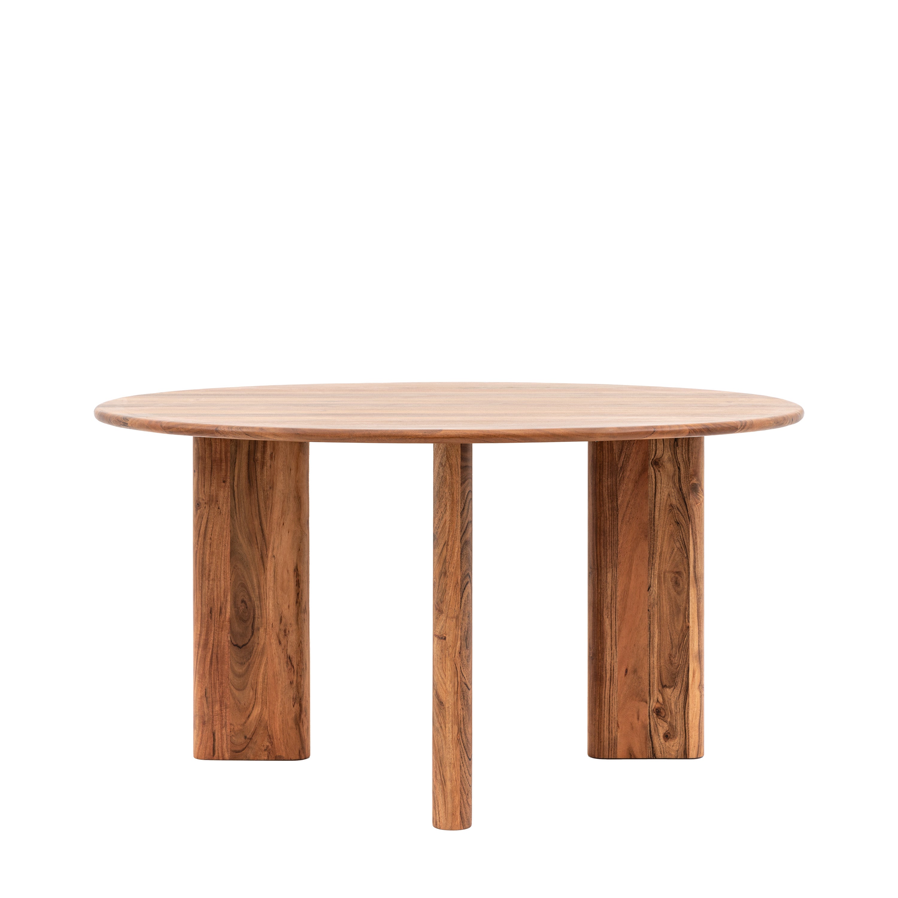 Marta Acacia Wood Round Dining Table | 4 Seater
